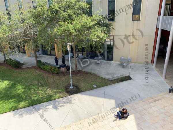 College courtyard